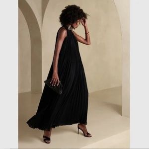 Banana Republic Radiant Maxi Dress Black size XS NWT